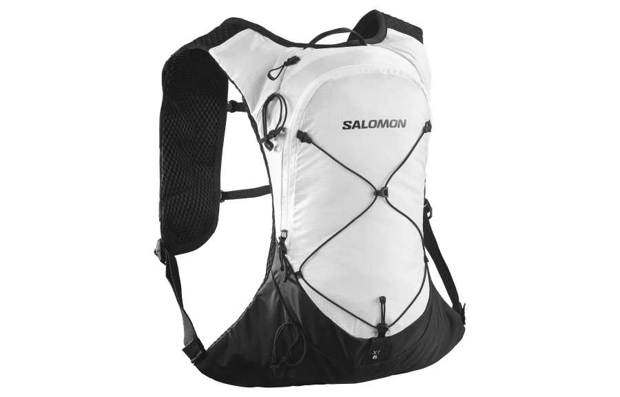 SALOMON 6L Mountaineering Bag Backpack Outdoor Bag Canvas White & Black Unisex