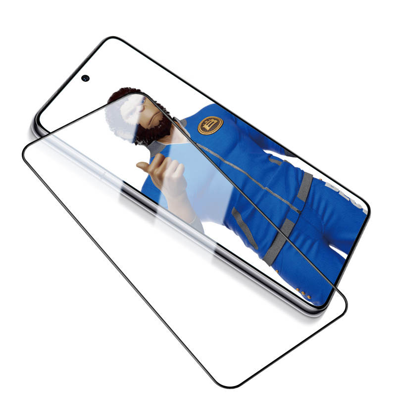 BLUEO High Aluminosilicate Glass Impact Resistant Anti Fingerprint HD Tempered Glass Screen Protector