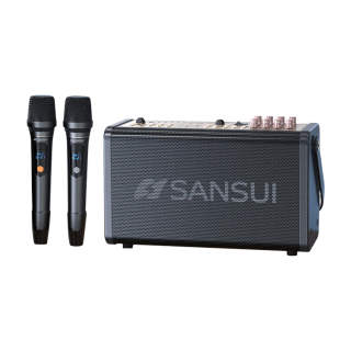 SANSUI Speakers E73 Portable Square Dance Wireless Microphone Small Live K Song Mobile Outdoor High Power