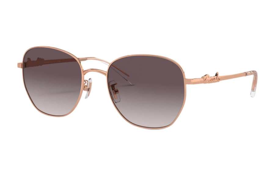COACH COACH Irregular Shape Sunglasses Women's Gold