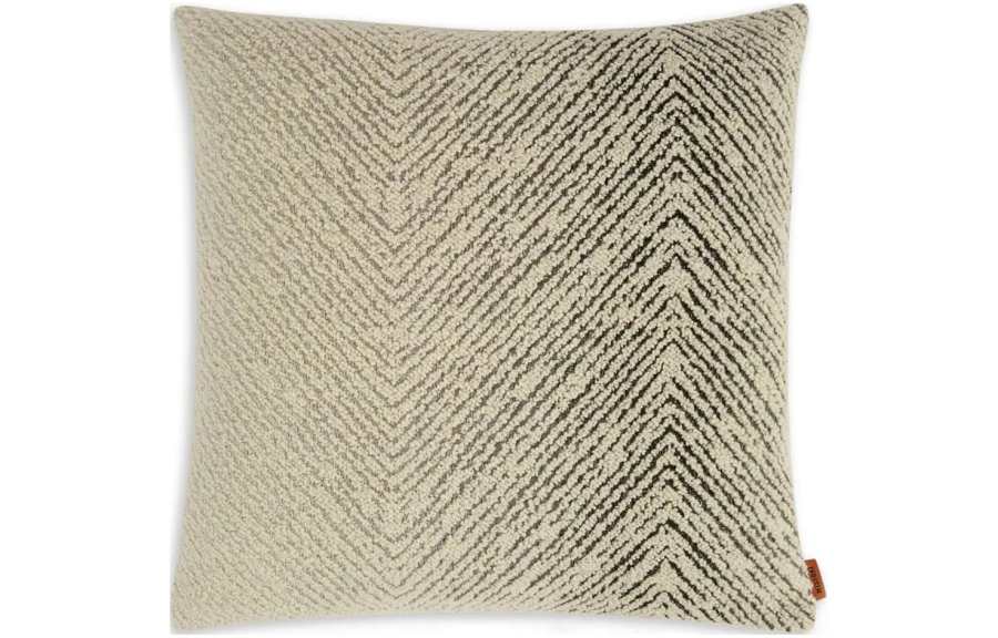 MISSONI Brouges Z Shaped Woven Cushions, Beige 40*40cm