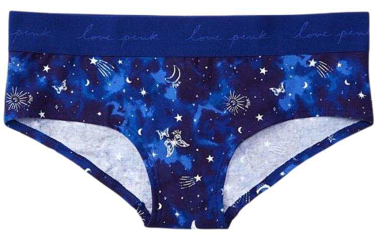 Victoria's Secret Underpants Women's 1 Pack Dark Blue Starry Sky Print