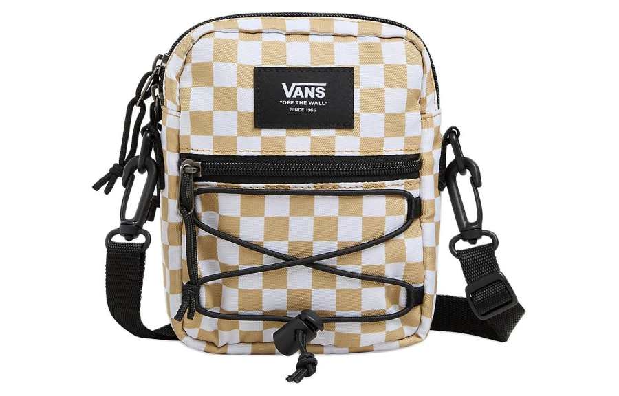 Vans Vans Polyester Shoulder Bag, Crossbody Bag Regular Unisex Brown