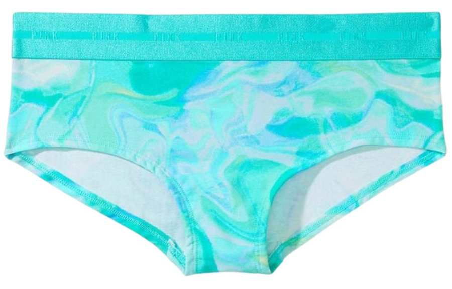 Victoria's Secret Underpants Women's 1 Pack Beach Blue Tie Dye