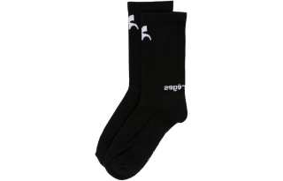 COURREGES Crew Socks Women's 1 Pack Black