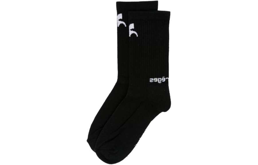 COURREGES Crew Socks Women's 1 Pack Black