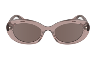 LONGCHAMP Plant Resin Material Oval Sunglasses Women's Pink