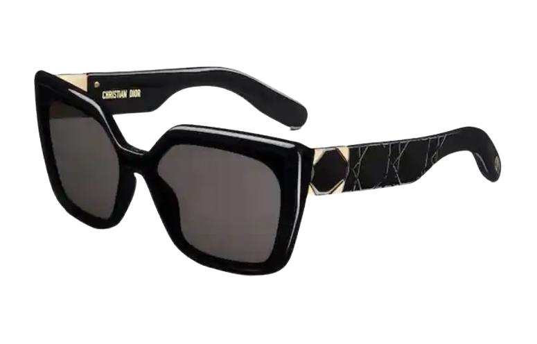 DIOR DIOR Injection molded Irregular Shape Sunglasses Women's Black