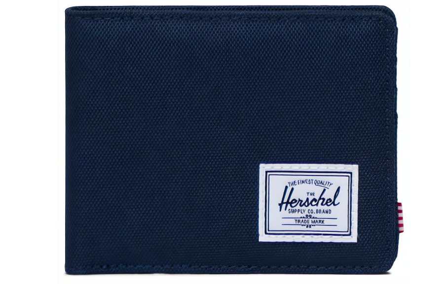Herschel Herschel Polyester Wallet, Card Holder Regular Unisex Black/Navy Blue