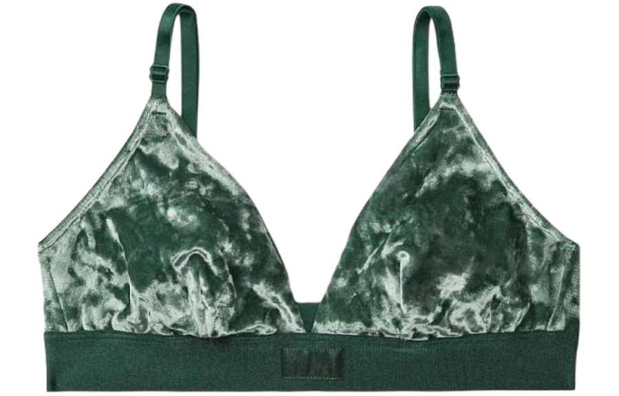 Victoria's Secret Bra Women's Satin Green