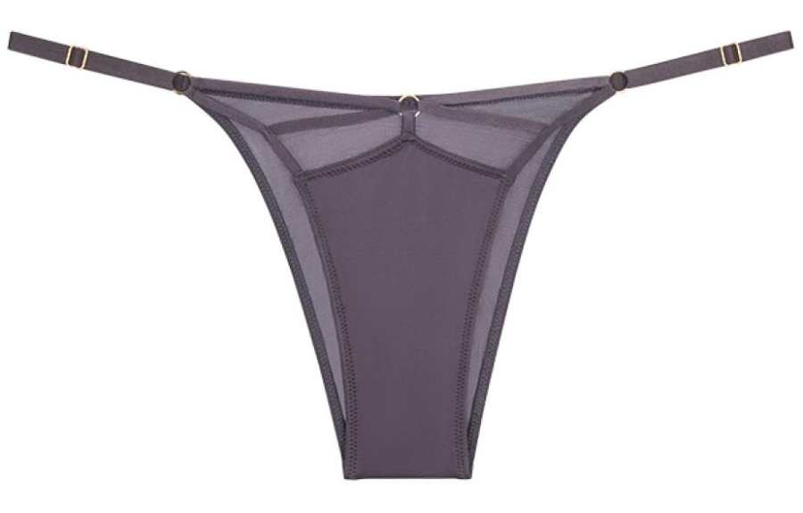 VICTORIA'S SECRET Underpants Women's 1 Pack Gray Purple