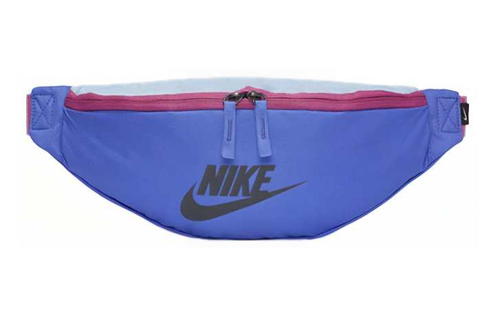 Nike Nike Polyester Crossbody Bag, Fanny Pack Regular Unisex Light Blue