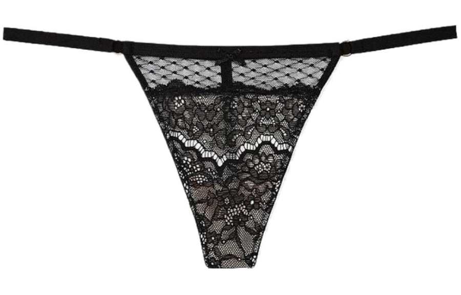 Victoria's Secret Thong Women's 1 Pack Black