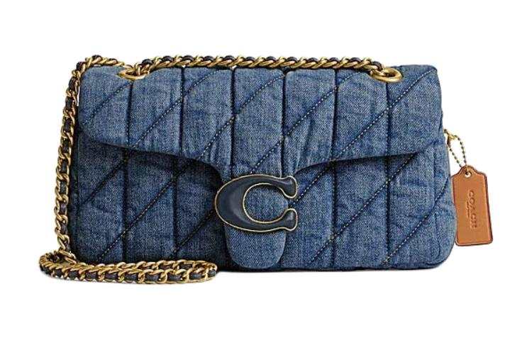 COACH Tabby Fabric Crossbody Bag, Shoulder Bag Medium Women's Indigo