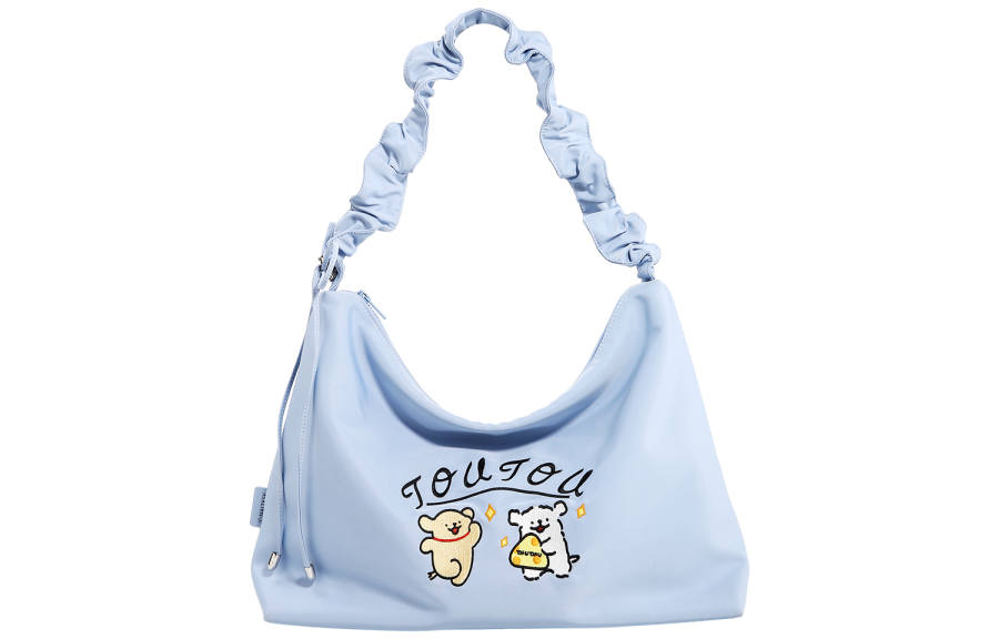 TOUTOU Maltese Collaboration Nylon Shoulder Bag, Crossbody Bag Regular Women's Multicolor