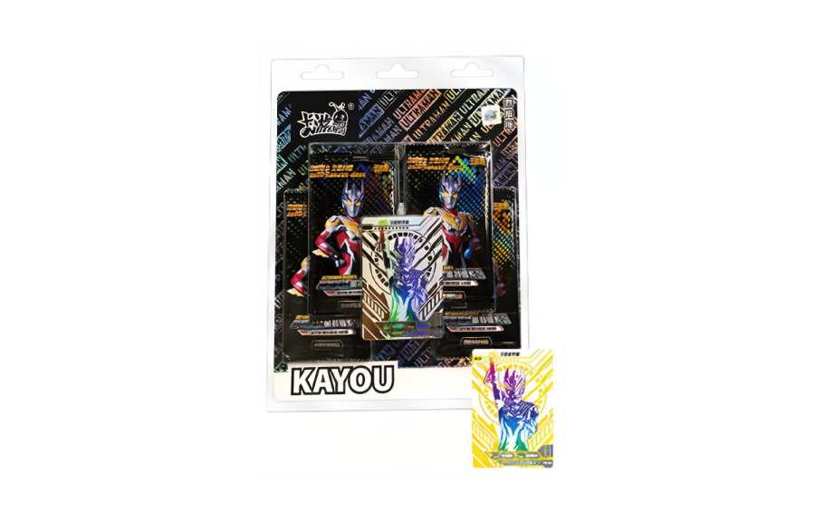 KAYOU Super Universe Ultraman Hero X File, Flame Edition IP / Anime Cards 3 Pcs