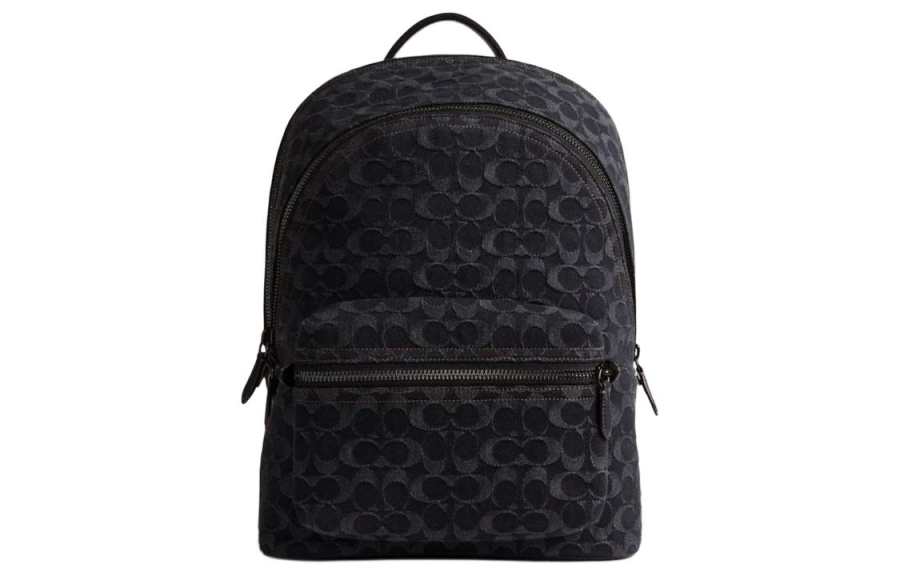 COACH COACH Charter Denim Backpack Large Men's Black