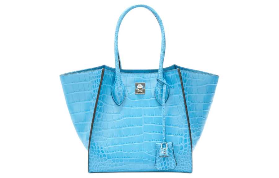 ERMANNO SCERVINO Calfskin Shoulder Bag, Crossbody Bag, Handbag Women's Blue