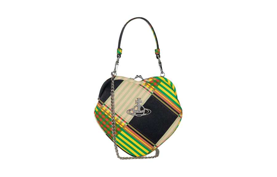 Vivienne Westwood Cow Leather Handbag Coin Purse Women's Multicolor