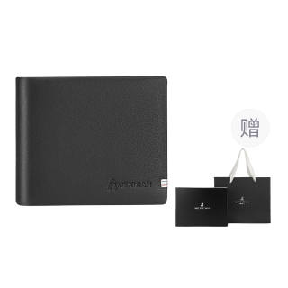 MEXICAN Cow Leather Wallet Regular Men's Black