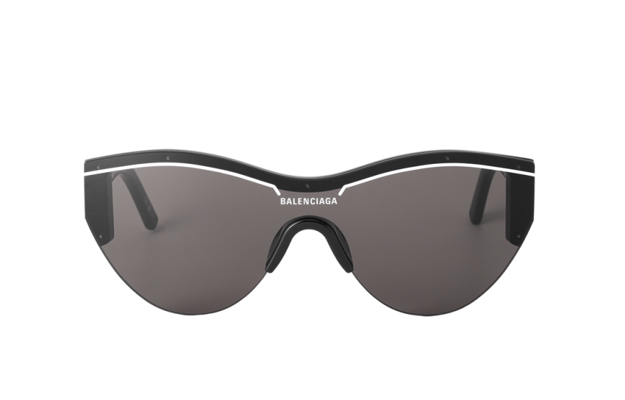 Balenciaga Eyewear Logo Bike Sunglasses