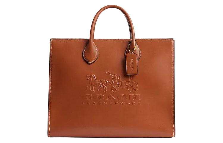 COACH Ace Refined Calfskin Tote Bag, Shopping Bag, Shoulder Bag, Crossbody Bag, Handbag Large Women's