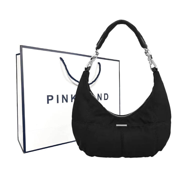 PINK·LAND Pu Shoulder Bag Women's Black