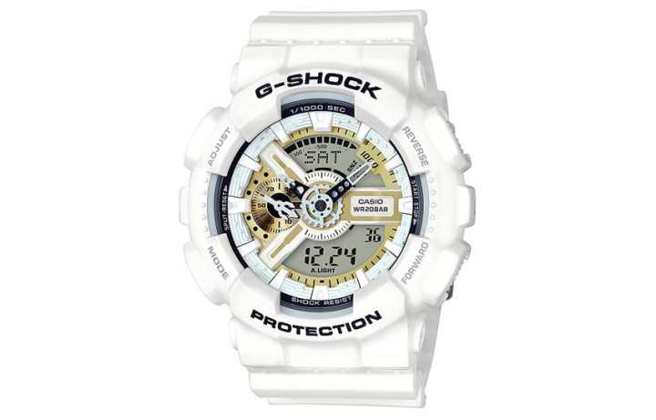 CASIO CASIO Unisex Liquid Crystal/Analog Dual Display Series Gray Watch GA-110LD-7A