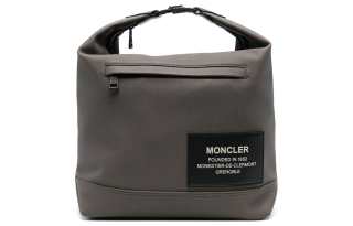 Moncler Fabric Tote Bag, Shopping Bag, Handbag Men's Brown