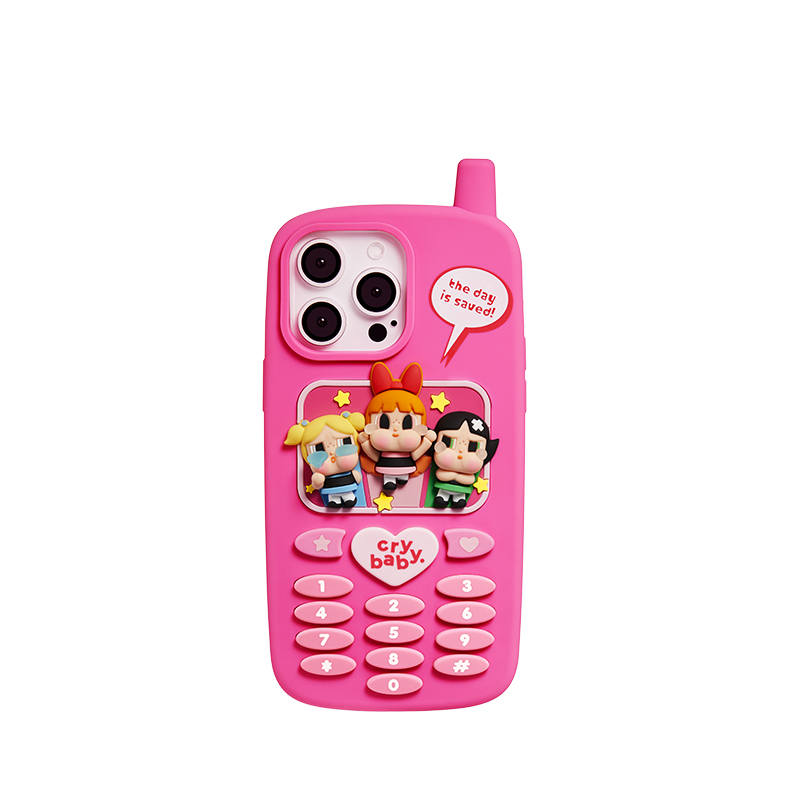 POP MART CRYBABY X The Powerpuff Girls Collection Phone Case Trend Based Products