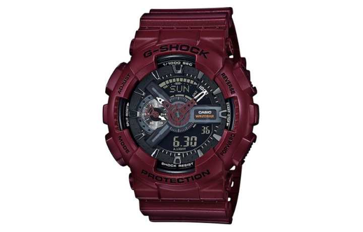 CASIO CASIO Unisex Liquid Crystal/Analog Dual Display Series Black Watch GA-110EW-4AJF