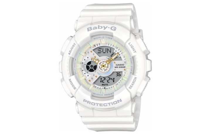 CASIO CASIO Women's BABY-G White Watch BA-110LE-7AW