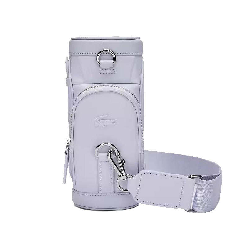 LACOSTE Pu Shoulder Bag, Crossbody Bag Women's Sky Blue