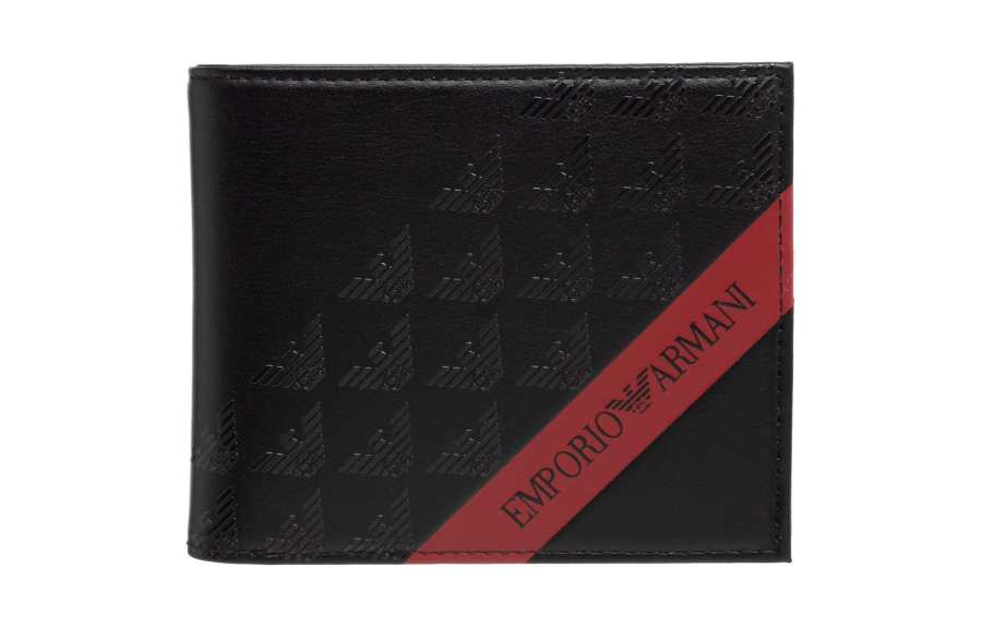 EMPORIO ARMANI Polyurethane Wallet Men's Black