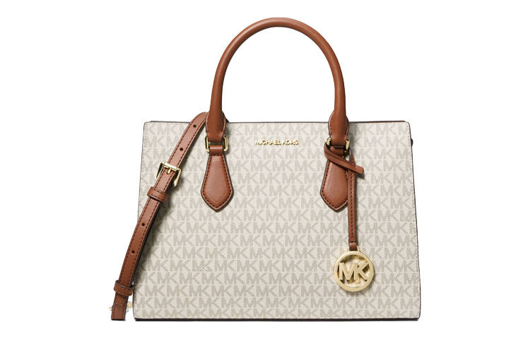 MICHAEL KORS Bolso satchel Sheila mediano con logotipo
