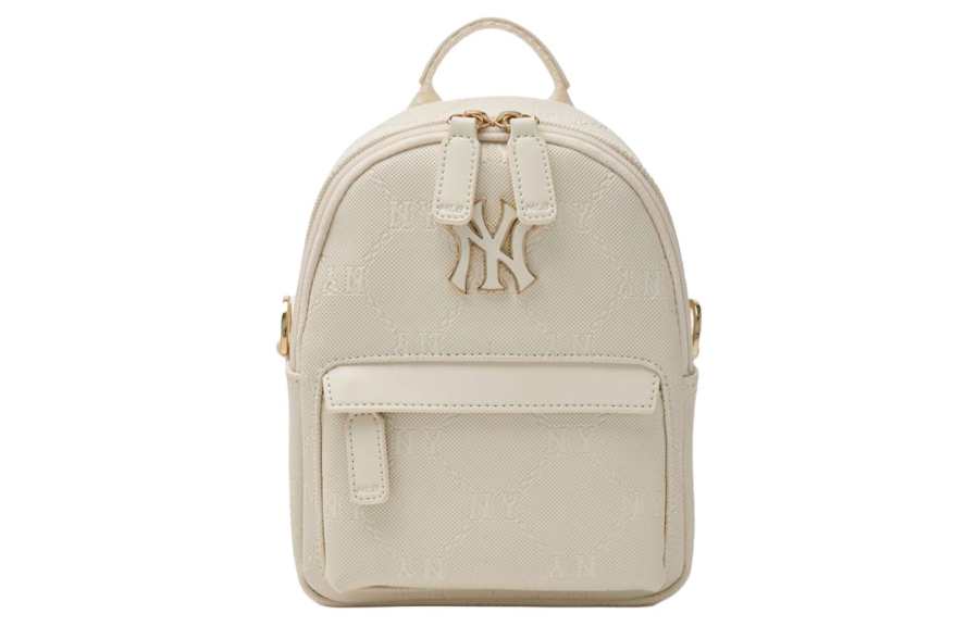 MLB MLB Artificial Leather Backpack Mini Men's Cream