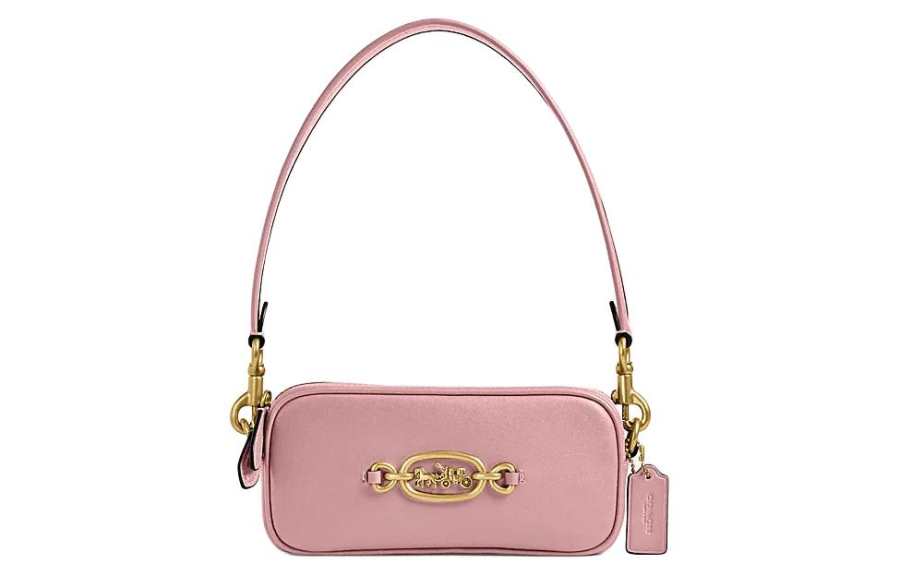 COACH Avery Cow Leather Portable Crossbody Bag, Shoulder Bag Small Women's Soft Pink
