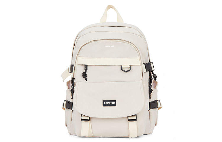 LANDCASE Fabric Backpack Regular Unisex Ecru