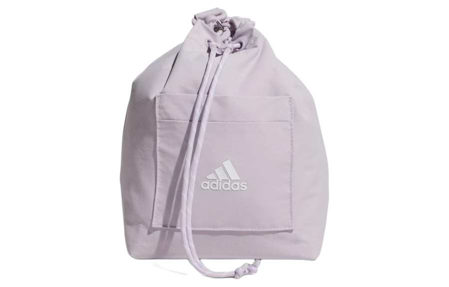 Adidas Adidas Recycled Polyamide One Shoulder Crossbody Bucket Bag Handbag Small Women's Silver