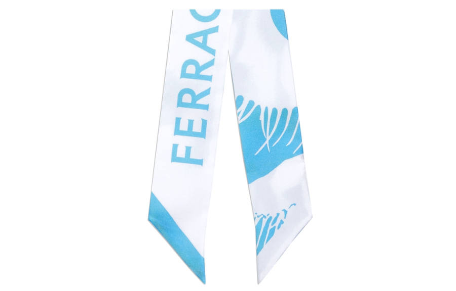 Ferragamo FERRAGAMO Scarves Women's Blue/White