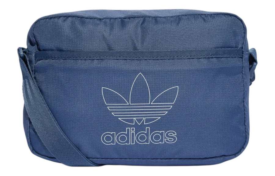 Adidas Originals Recycled Material Shoulder Bag Unisex Ink Blue