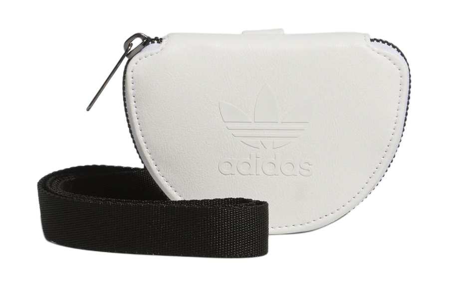 Adidas Originals Polyurethane Coin Purse Small Unisex Classic White