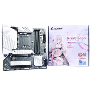 GIGABYTE B760M AORUS ELITE AX Diago DDR5 Supported 12/13th Gen CPU Processor Motherboards