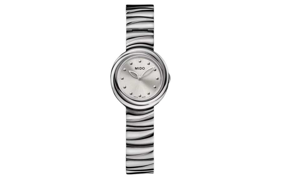 MIDO Cloud Realm Collection Quartz Movement 30m Waterproof Women's Watch 26.5*24.92mm Silver Dial