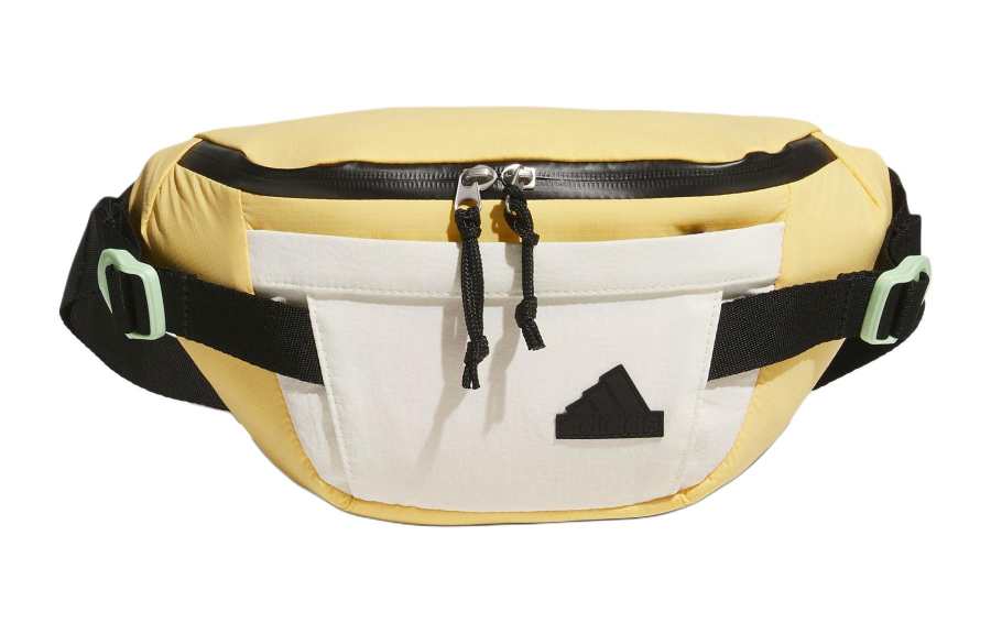Adidas Adidas Recycled Polyamide Shoulder Bag, Crossbody Bag, Fanny Pack Small Unisex Apricot Yellow