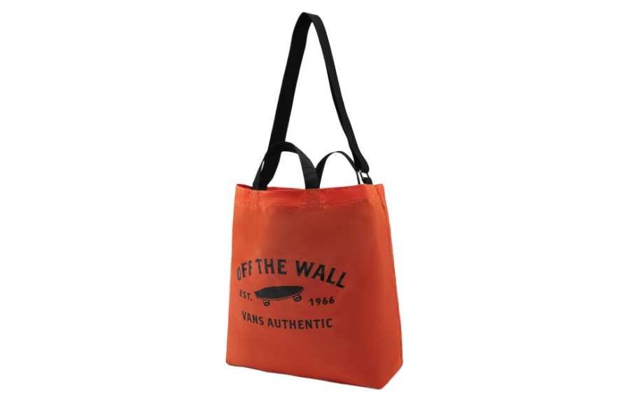 Vans Vans Polyester With Textile Crossbody One Shoulder Handbag Regular Unisex Orange