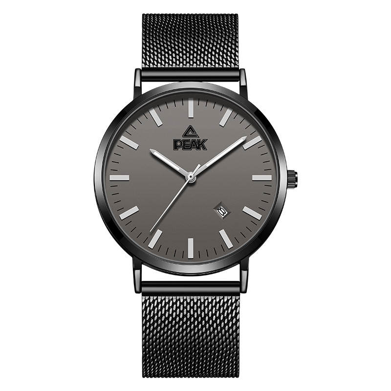 PEAK Minimalist Style Minimalist Design Trendy Brand Quartz Movement Stainless Steel Strap Watch Men's Watches