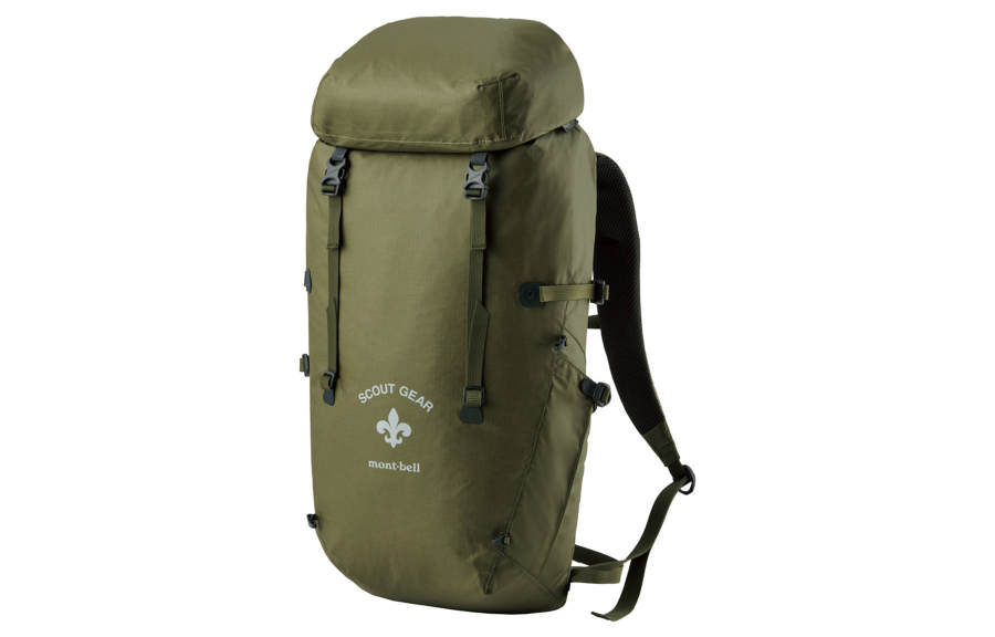 MONTBELL 22L Mountaineering Bag Outdoor Bag Nylon Moss Green Unisex