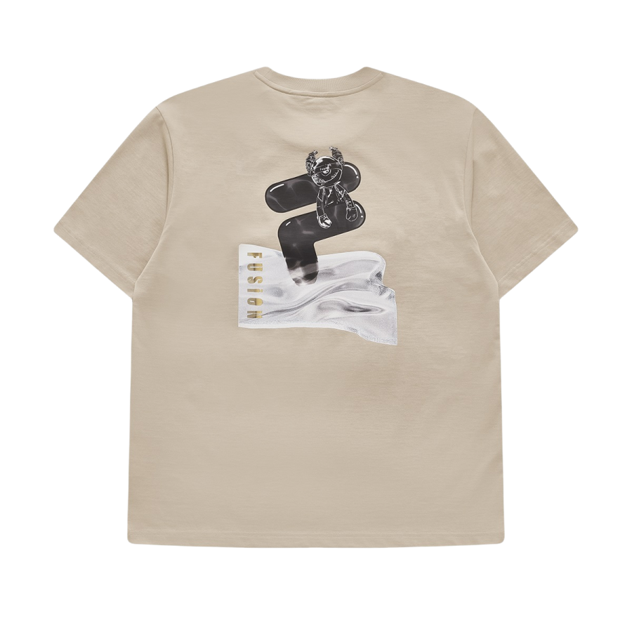 FILA FUSION SS24 T Shirt Unisex Khaki