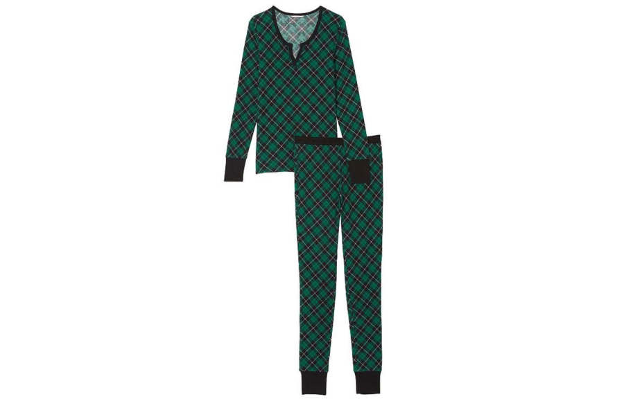 Victoria's Secret Pajama Set Women's Green